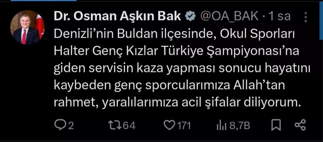 Denizli'deki Halter Kazasında Nisanur Yıldızer ve Zeynep Bozkurt Öldü!