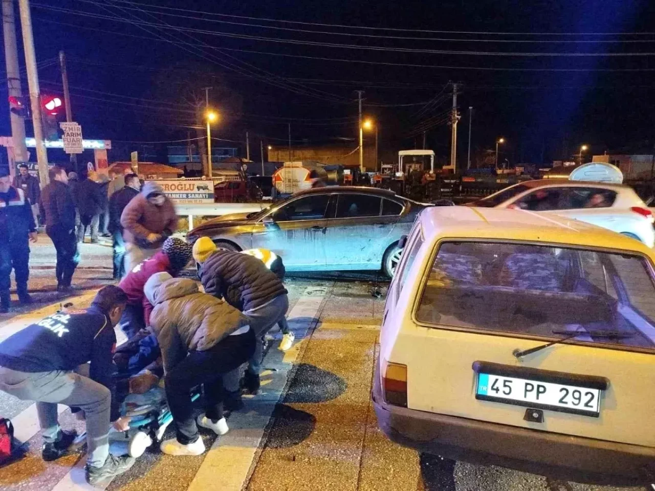 Kula'da Meydana Gelen Zincirleme Kaza'da: 1 Ağır Yaralı!