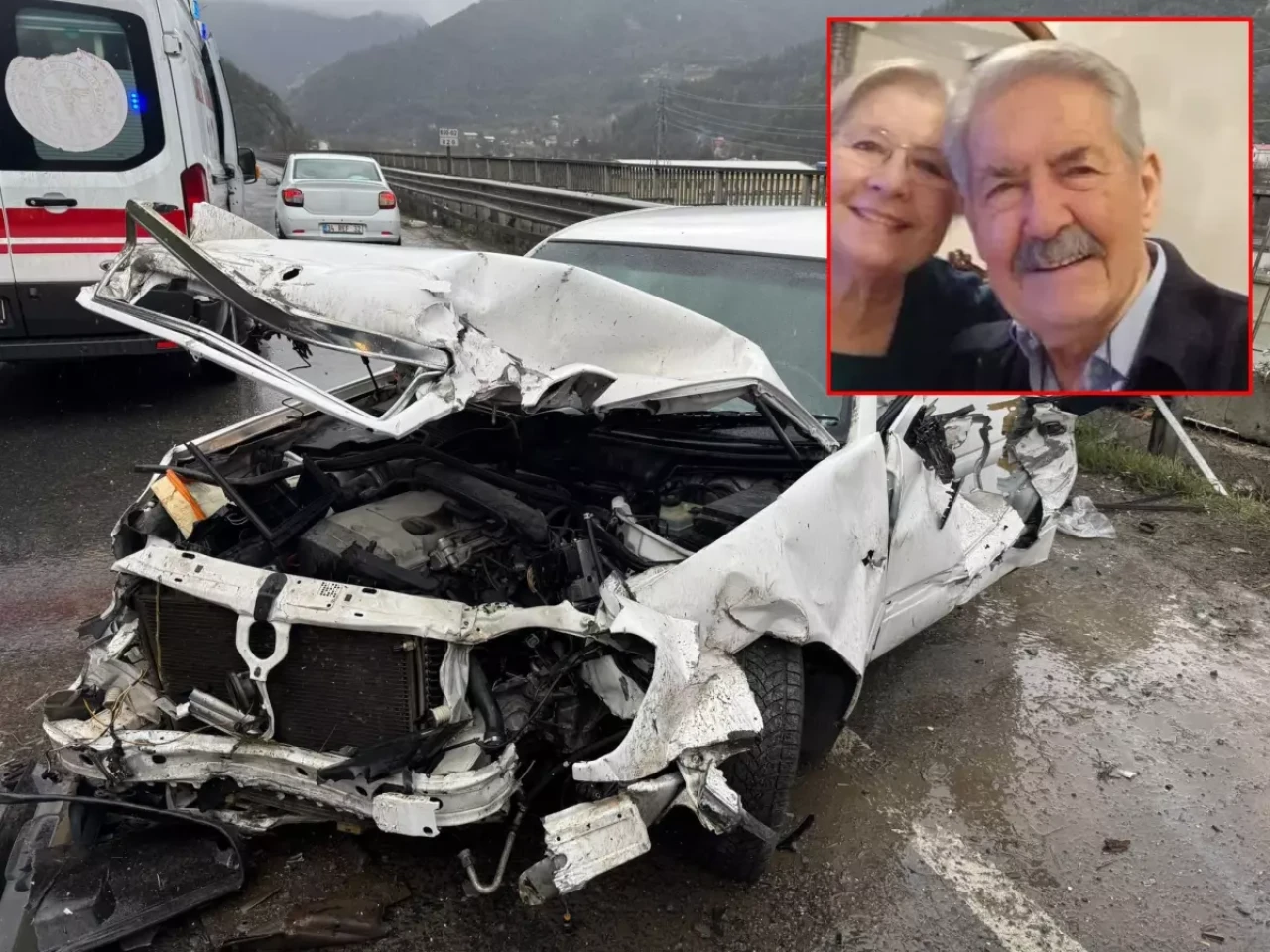 Yaşlı çift kazada acı bir şekilde ayrıldı: Ömer Lütfi Irmak Öldü!