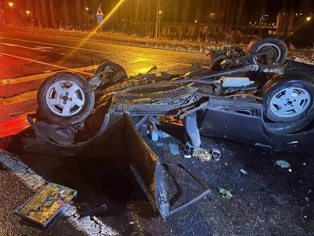 Ağrı'da Meydana Gelen Trafik Kazasında 4 Kişi Yaralandı!