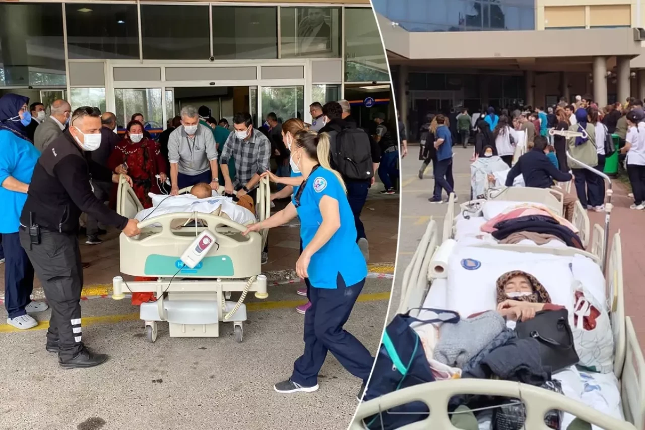 Üniversite Hastanesinde Çıkan Yangın Panik Yarattı, Hastalar Güvenli Bölgelere Taşınıyor