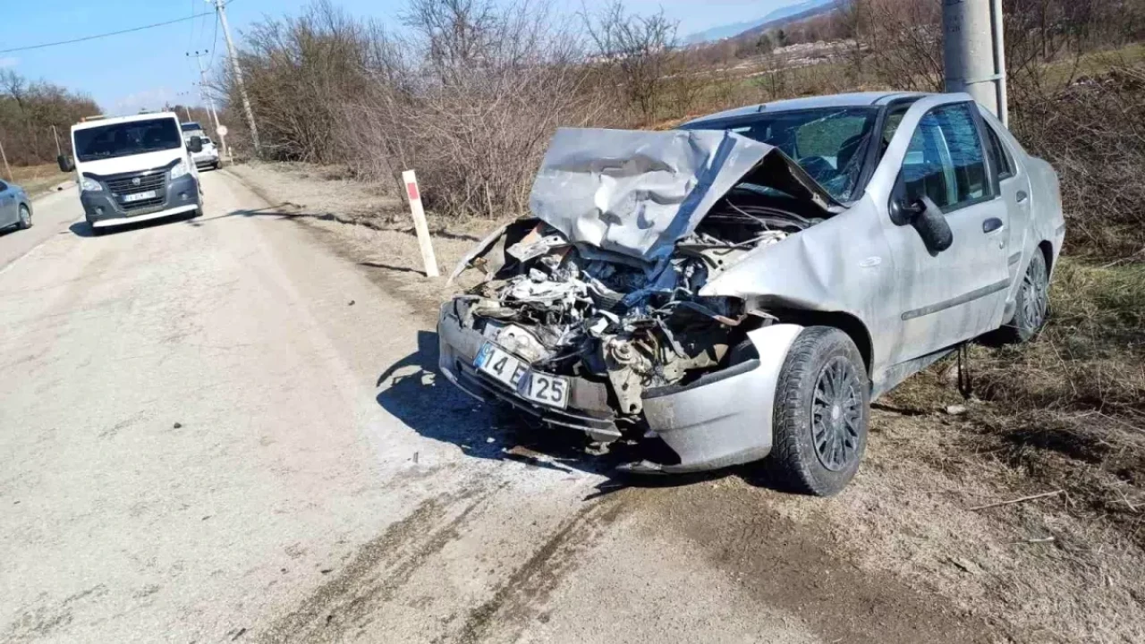 Bolu'da Kaza: Baba ve Oğlu Yaralandı