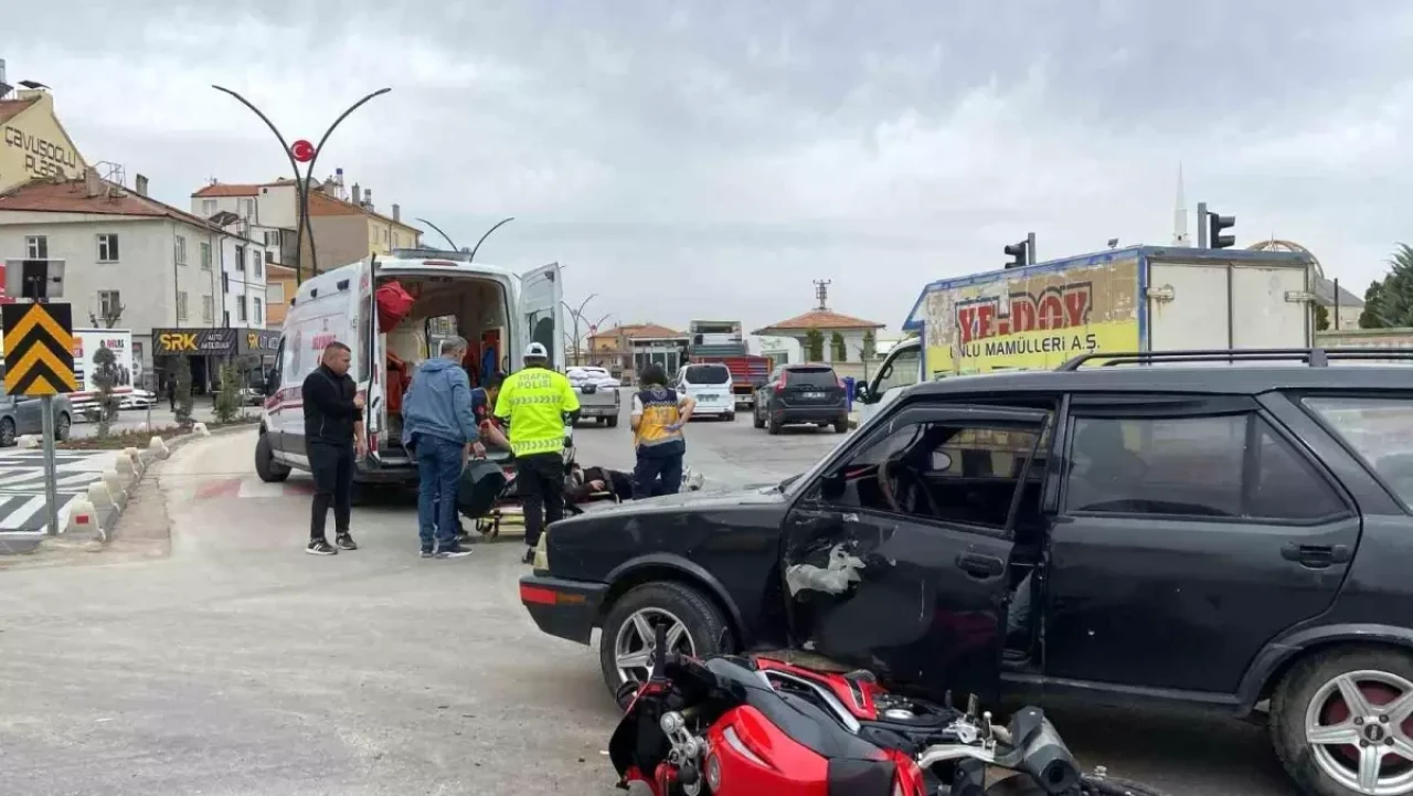 Karaman'da Motosiklet Kazası: 1 Yaralı