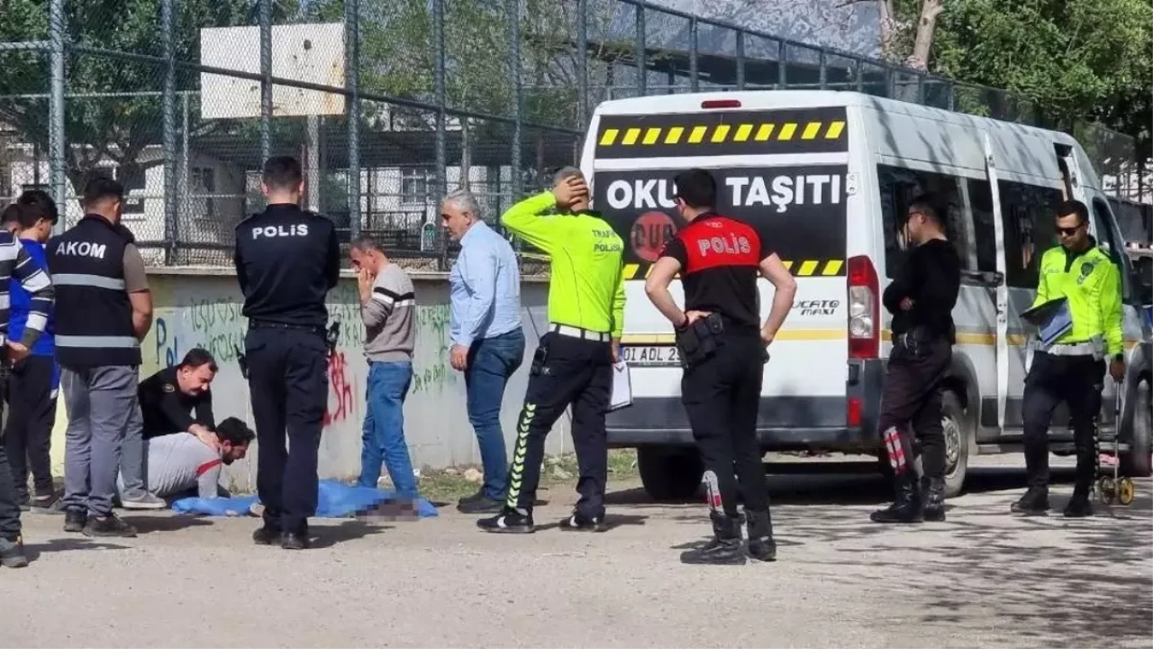 Adana Kozan'da Okul Servisi, Öğrenciye Çarptı Gazel Alsheıkm Öldü!