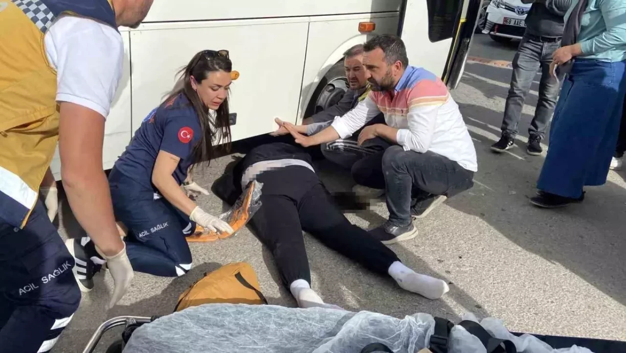 Aksaray'da meydana gelen üzücü motosiklet kazasında sürücü ağır yaralandı