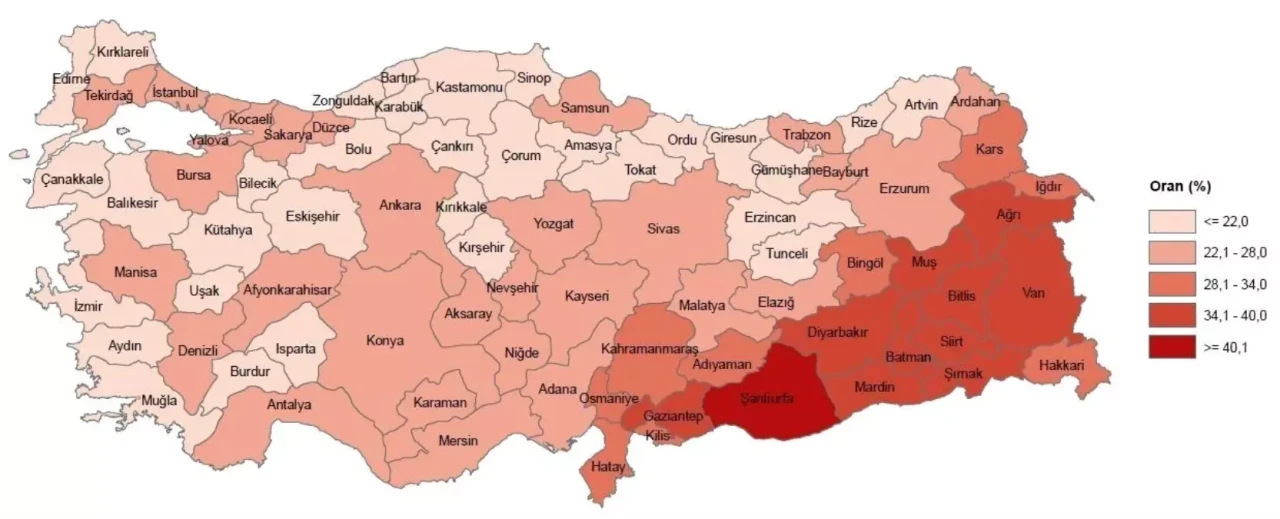 Şırnak İlindeki Çocuk Nüfus Oranı Yüzde 39,8 Çıktı!