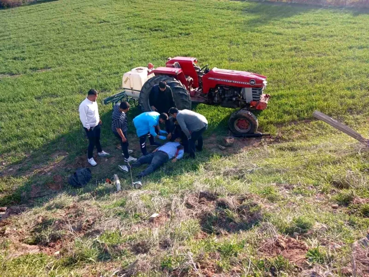 Yozgat Saraykent'te Traktör Devrildi Sürücü Yaşamını Yitirdi