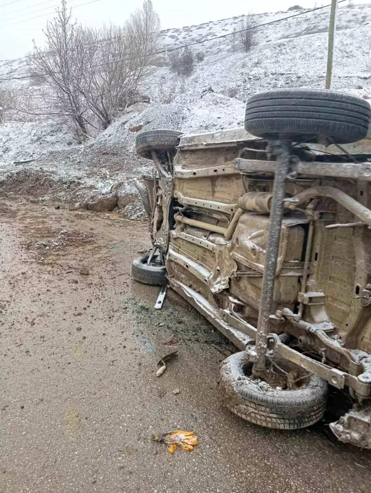 Yozgat'ta Meydana Gelen Trafik Kazasında 2 Kişi Yaralandı