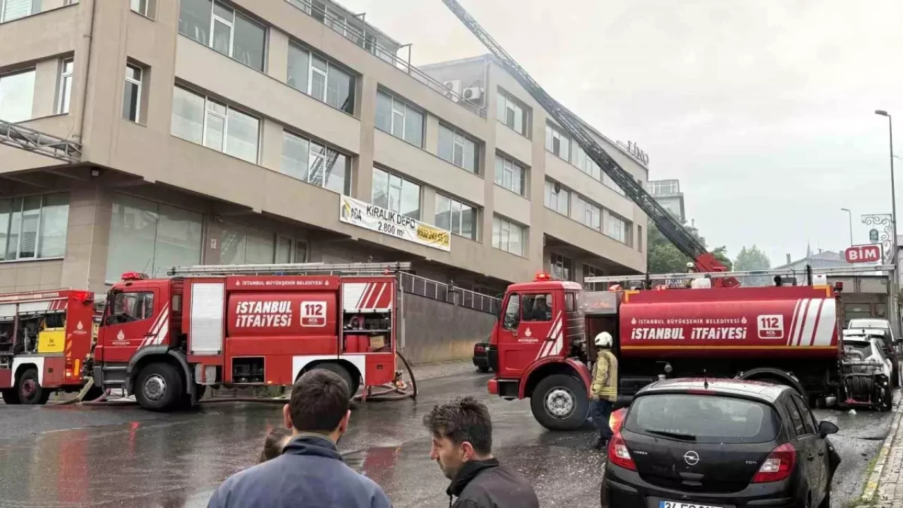 Eyüpsultan'da Bir Tekstil Fabrikasında Yangın Çıktı!