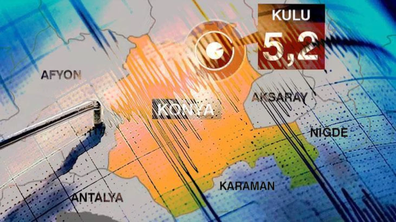 Konya'da 5.2 büyüklüğünde deprem! Ankara ve çevre illerde de hissedildi!