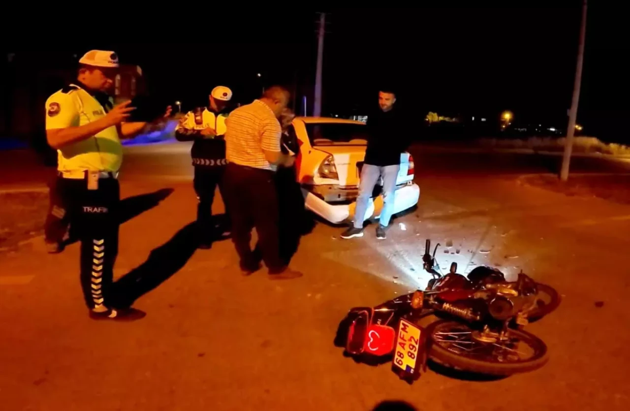 Aksaray'da Motosiklet Kazası: Sürücü Onur M. Ağır Yaralı!