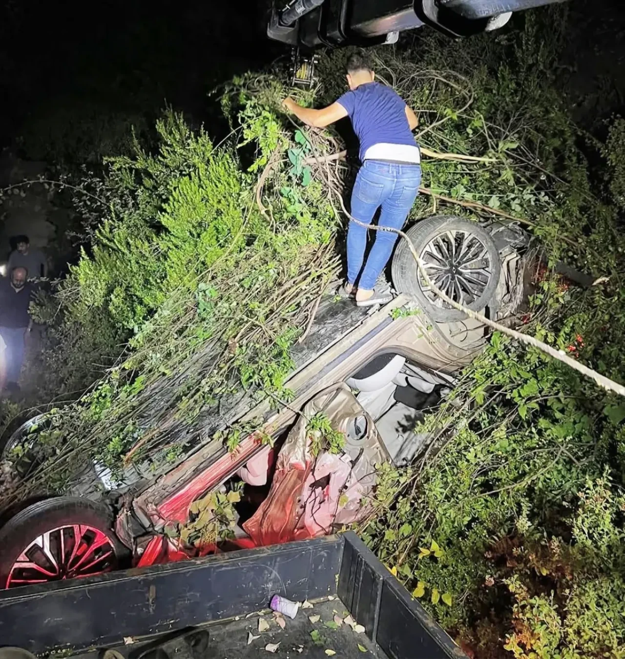 Alanya'da Uçuruma Devrilen Araçtaki İlyas Kıldırgıcı Hayatını Kaybetti