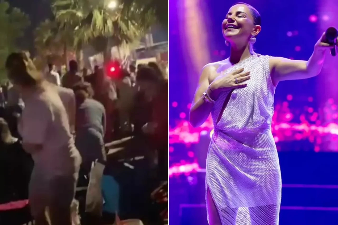Merve Özbey konserinde kavga! Polis feci şekilde bıçaklandı!