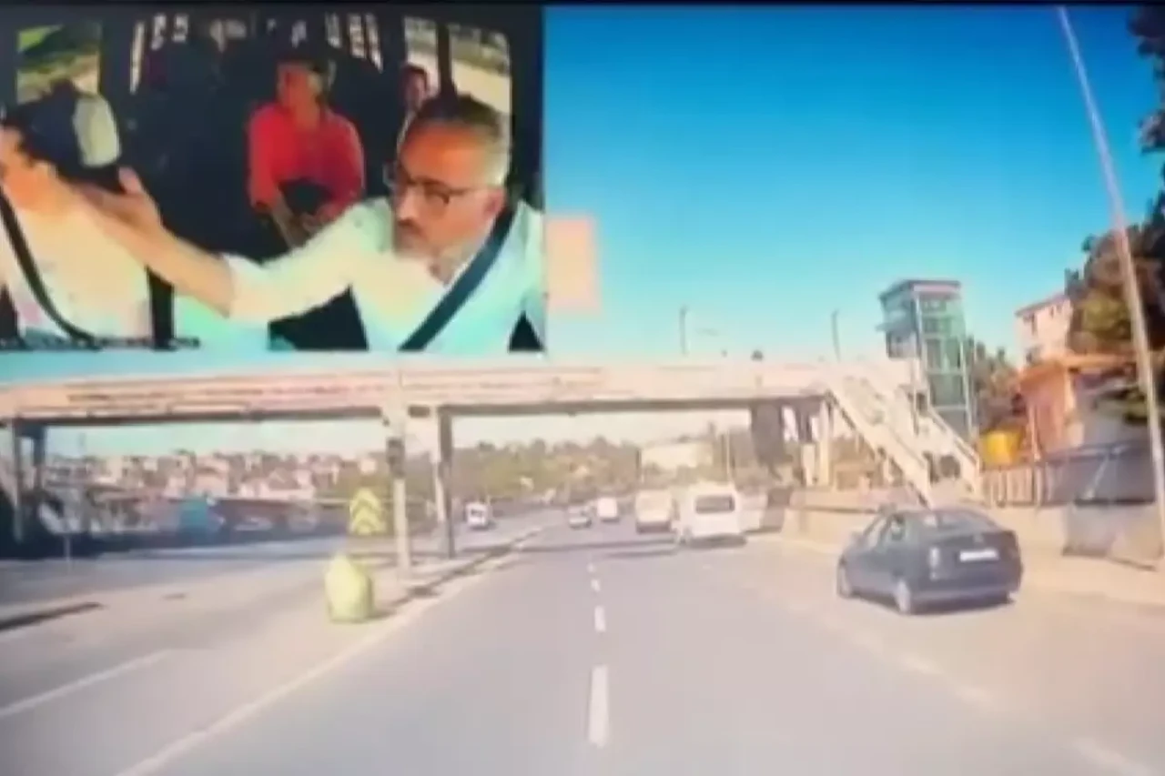 Trafik magandası dehşet saçtı! Hem çarptı hem bıçakla saldırdı!