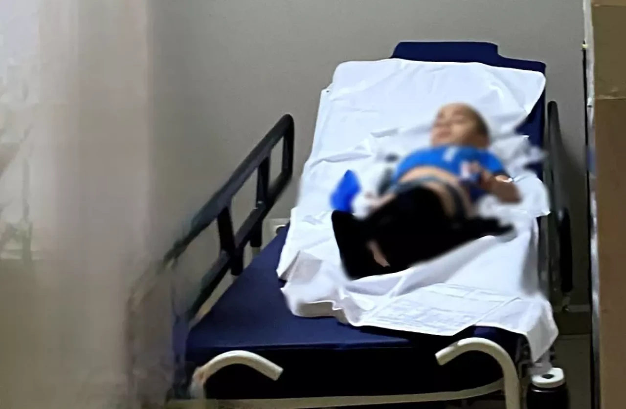İnegöl'de Balkondan Düşen Çocuk  Egemen E. Yaralandı!