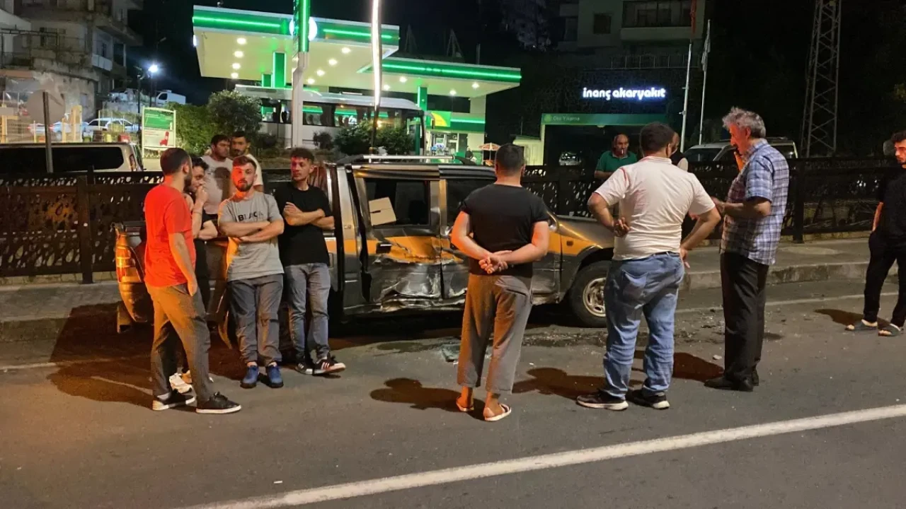 Rize'de Trafik Kazası Meydana Geldi: M.G. Yaralandı!