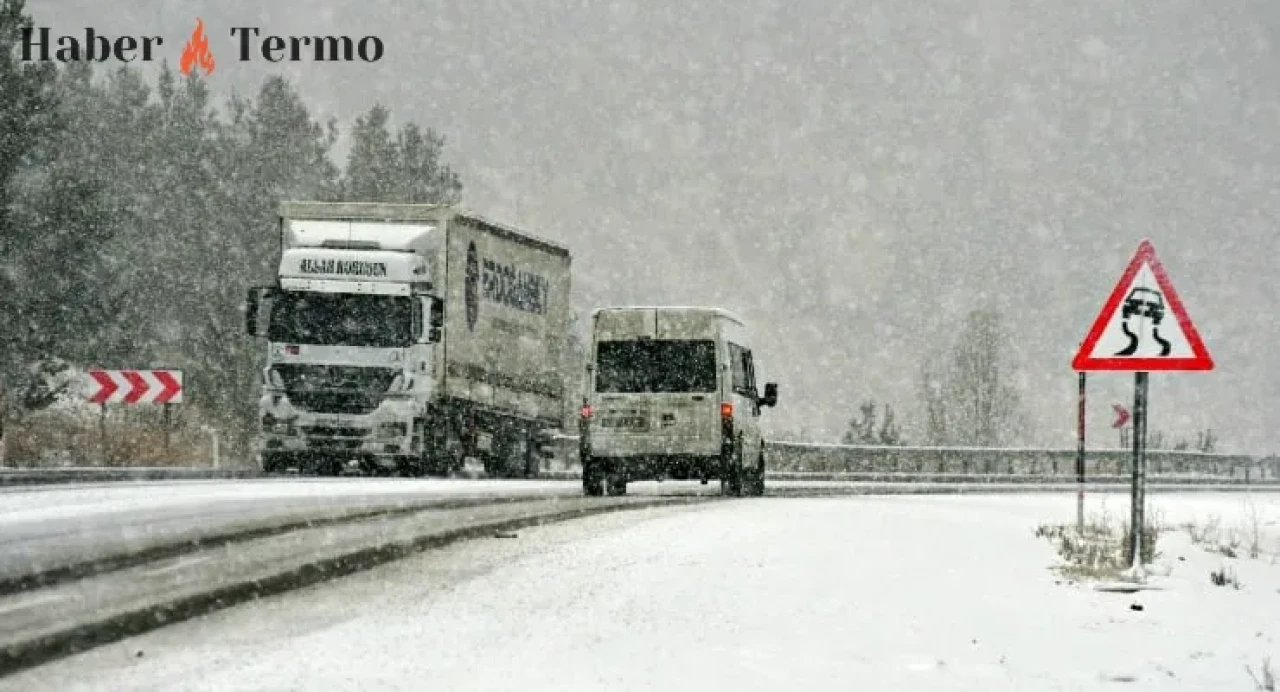 Meteoroloji'den 4 İl İçin Sarı Kodlu Kar Uyarısı: Kar Geliyor