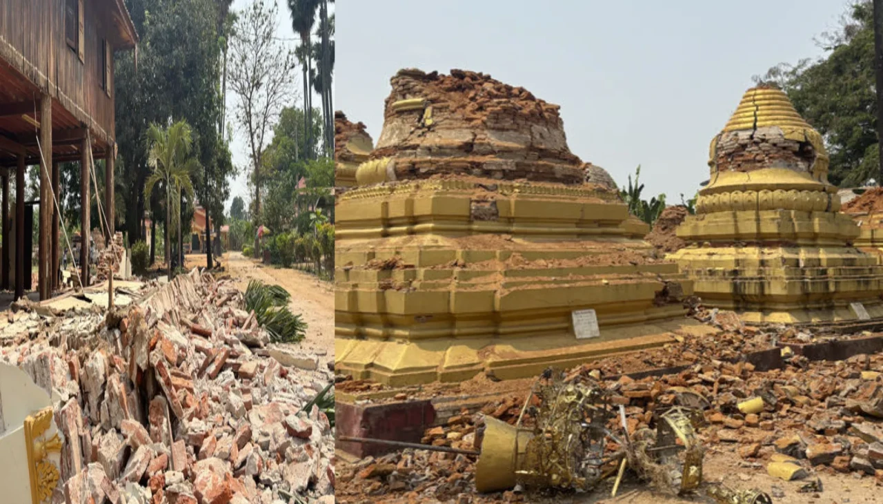 Tayland, Myanmar'da 7.7 Büyüklüğünde Felaket Deprem!