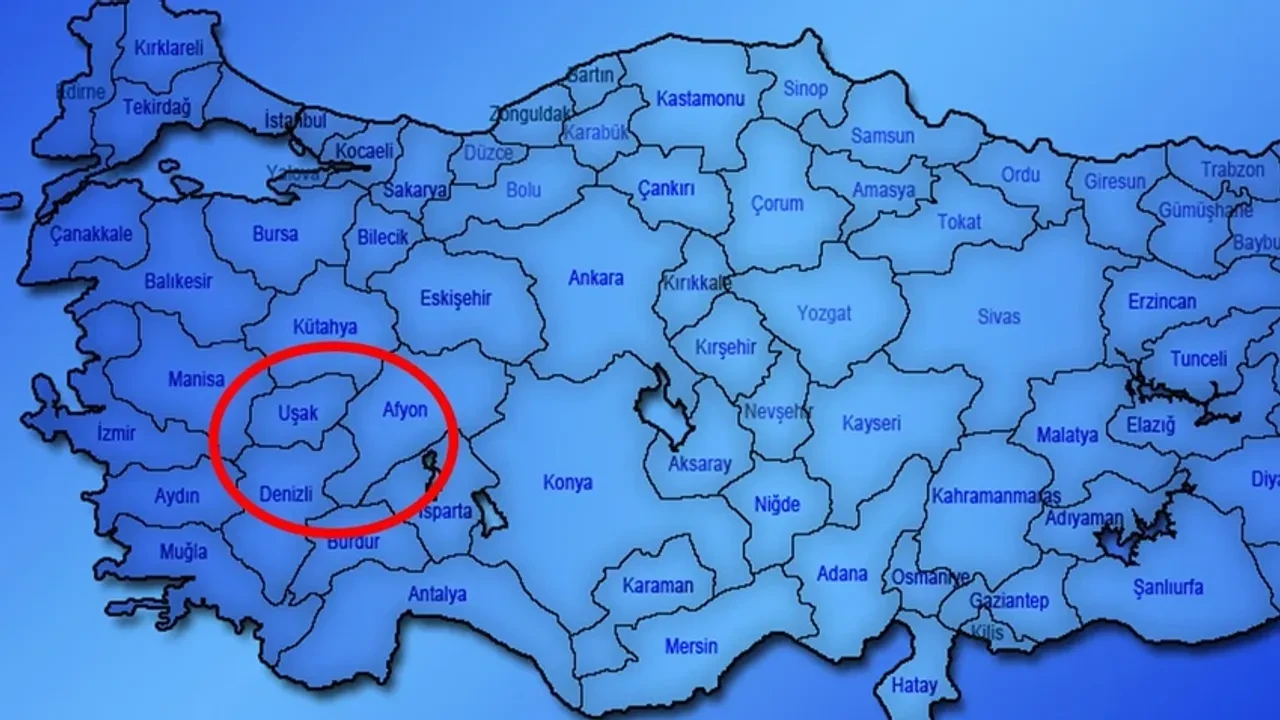 Afyon, Uşak ve Denizli'de Şiddetli Yağış Alarmı: Cuma Sabahına Kadar Etkili Olacak
