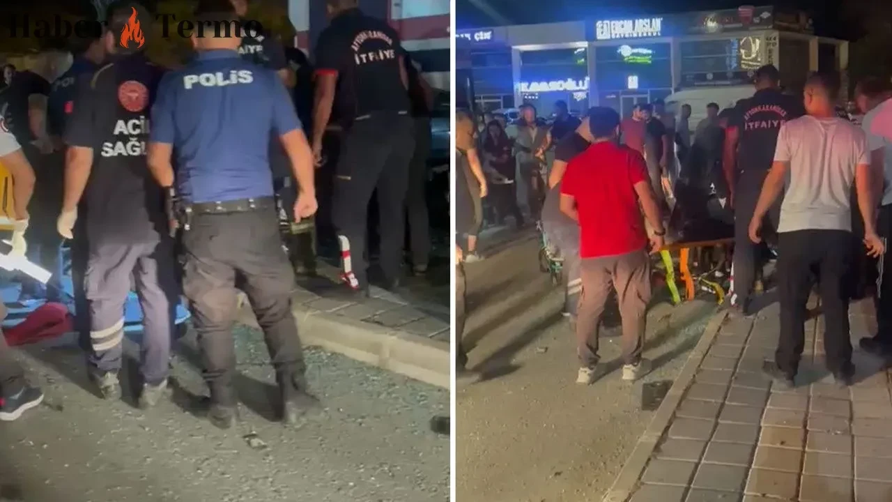 Afyonkarahisar Maliye Kavşağı'nda Çifte Kaza: Araç Vagon Kafe'nin Altına Girdi