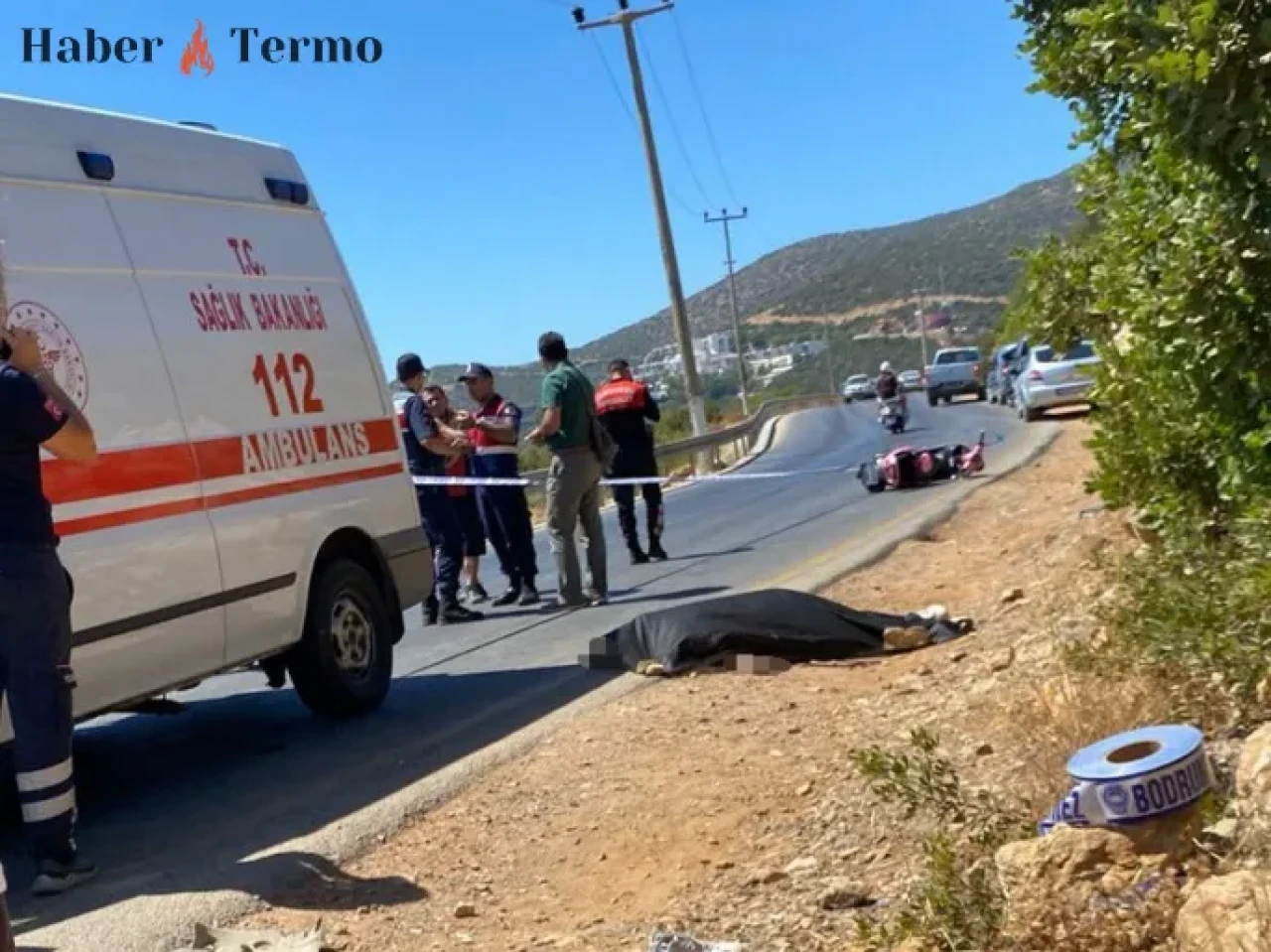 Muğla Bodrum'da Feci Kaza: Rıdvan Acar Motosikletiyle Hafif Ticari Araçla Çarpışarak Öldü