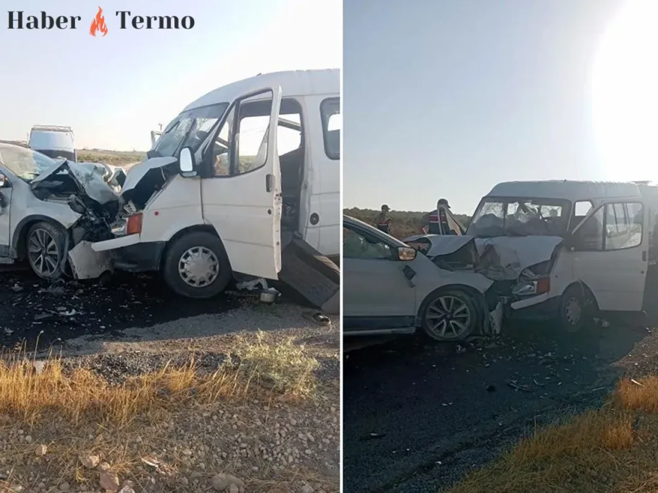 Şanlıurfa'da Tarım İşçilerini Taşıyan Minibüs ile Otomobil Çarpıştı: 10 Yaralı!