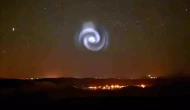 Elazığ'da Gökyüzünde Farklı Bir Görüntü: Spiral Şeklindeki Cisim!