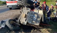 Bursa Karacabey'de Traktör ve Çekici Felaket Şekilde Çarpıştı!