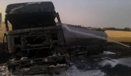 Mardin Nusaybin'de Zift Dolu Tankerde Çıkan Yangın Paniğe Neden Oldu!