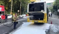 İstanbul Sarıyer'de İETT Otobüsünde Feci Yangın Çıktı!