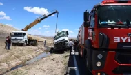 Nevşehir'de Beton Mikseri Feci Şekilde Şarampole Devrildi!