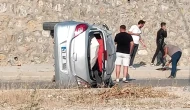 Kütahya Emet İlçesinde Araç Felaket Şekilde Takla Attı!
