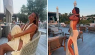 Ünlü oyuncu Yunanistan tatilinde giydiği elbise ile ağızları açık bıraktı!