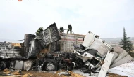 Gaziantep Otoyolunda Zincirleme TIR Kazası: 3 Araç Alev Aldı