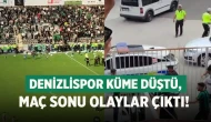 Denizlispor'un küme düşmesi sonrası saha içinde yaşanan büyük olaylar