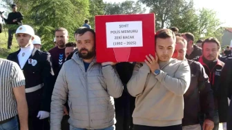 Şehit Polis Memuru Zeki Bacak, Uşak'ta son yolculuğuna uğurlandı!