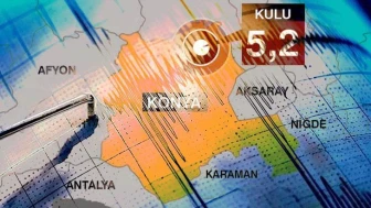 Konya'da 5.2 büyüklüğünde deprem! Ankara ve çevre illerde de hissedildi!
