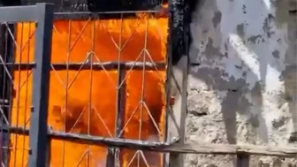 Amasya'da Yangın: Boş Ev Küle Döndü