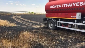 Konya Kulu'da Buğday Tarlasında Felaket Bir Yangın Çıktı!