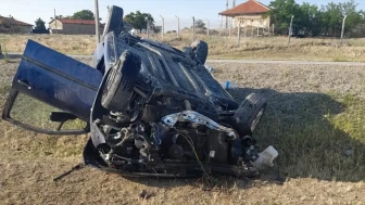 Konya Kulu'da trafik kazası: Osman Tuhral ile Yaşar Tuhral Yaralandı!