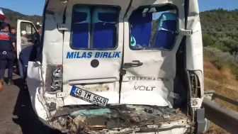 Muğla'da Beton Mikserinin Dolmuşa Çarpması: 1 Ölü, 13 Yaralı!