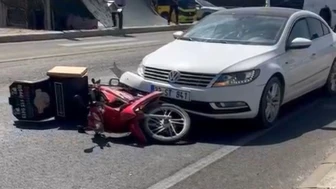 Mardin Nusaybin'de Trafik Kazası: Otomobil ile Motosiklet Çarpıştı, 1 Kişi Yaralandı!