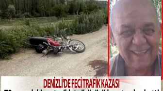 Denizli Acıpayam'da Motosiklet Kazası: 70 Yaşındaki Sürücü Öldü