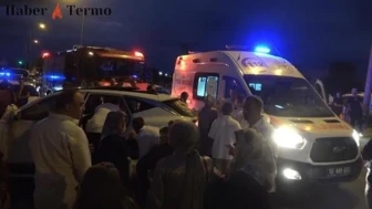 Samsun Bafra'da Düğün Konvoyu Kazası: Selin Cingöz ve Nisanur Özçelik Yaralandı