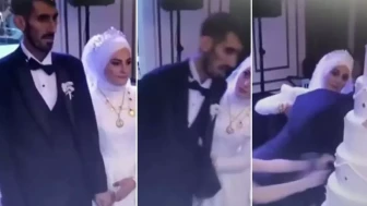 Şırnak'ta Düğün de 2 Gün Uyumayan Damat Pasta Keserken Bayıldı, Görüntüler Viral Oldu