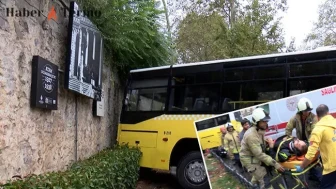 İstanbul'da Yağmurlu Havada İki İETT Otobüsü Kazası: Motosikletli Yaralandı!