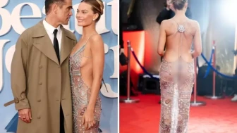 Margot Robbie Londra Galasında Cesur Kıyafetiyle Dikkat Çekti!