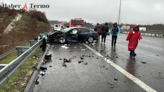 İzmir-İstanbul Otoyolu'nda Zincirleme Kaza: 1 Ölü 10 Yaralı