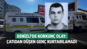 Denizli'de 7 Katlı Apartmanın Çatısından Düşen Samet Kuzucu Öldü