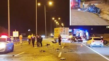 Ankara Etimesgut'ta Ters Yöne Giren Araç felaket Bir Kazaya Neden Oldu!